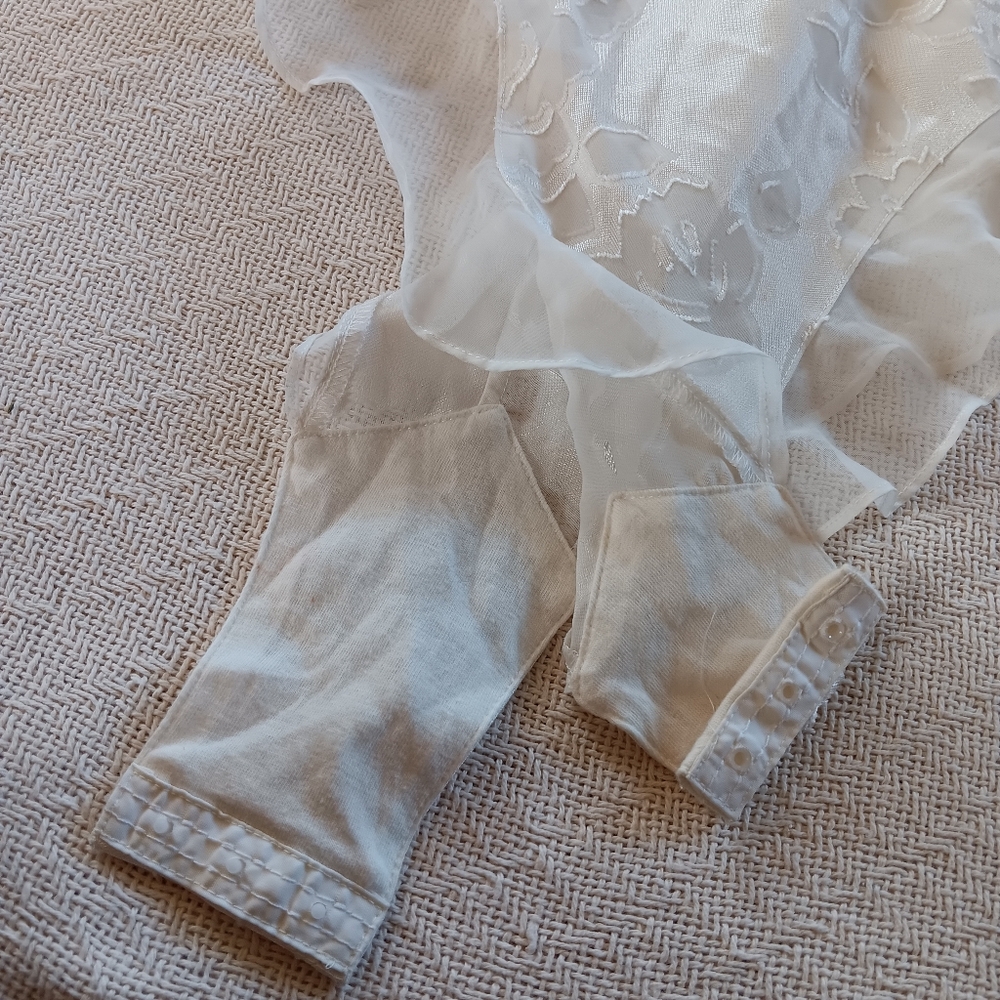 victorias secret ♡ vintage bodysuit gold label large coquette 80s 90s bridal - Picture 5 of 9
